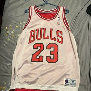 Reversible bulls Jordan jersey